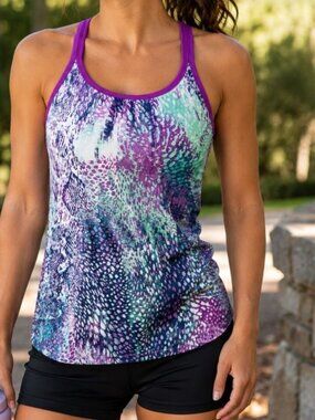 Fabletics Norwalk Snakeskin Tank Large
